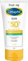 Daylong Apsaugos nuo saulės gelio skystis jautriai ir riebiai odai SPF 50+ Cetaphil Sun (Sensitive Gel-Fluid) 50 ml