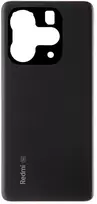 Dėklas For_Xiaomi Xiaomi Redmi Note 14 5G baterijos dangtelis, juodas