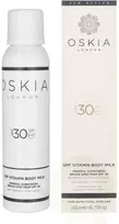 Oskia Vitamin Body Milk Mineral Sunscreen SPF 30 apsauginis kūno pienelis nuo saulės, 200 ml