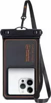 Mobile Origin Mobilus Origin Neperšlampamas plaukiojantis dėklas 6,8", juoda/oranžinė