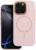 Oem Originalus „iPhone 11 Frame Mag Cover“ dėklas, suderinamas su „MagSafe“, rausvos spalvos.