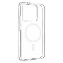 Dėklas Fixed FIKSUOTAS „MagPure“ galinis dangtelis su „Magsafe“ palaikymu, skirtas „Xiaomi 14T“, skaidrus