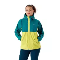 Moteriška striukė nuo lietaus Rab Downpour Eco Jacket - M - Salotinė
