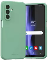 Dėklas Mercury Silicone Samsung A26 žalios spalvos/žalias