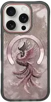 Dėklas Nimmy Magnetic Fantasy Animal MagSafe skirtas Apple iPhone 16 Pro Max rose aukso spalvos