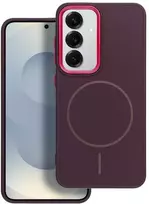 4Kom Oem FRAME MAG COVER dėklas suderinamas su MagSafe skirtas Samsung Galaxy A52 5G / A52 LTE ( 4G ) / A52s 5G violetinės spalvos