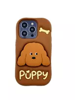 3Dcase DĖKLAS DĖKLAS 3D ŠUNIUKAS SU STOVĖJU IPHONE 13 PRO