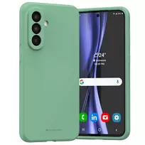 Dėklas Mercury Silicone Samsung A36 žalias/žalios spalvos