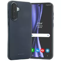 Dėklas Mercury Soft Samsung Galaxy A36 mėlynos spalvos