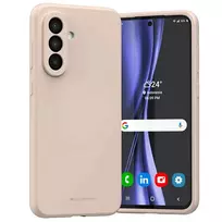 Dėklas Mercury Silicone Samsung A56 rožinės spalvos