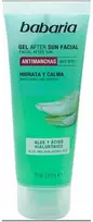 Babaria Anti-Manchas Aloe y Acido Hialuronico Gel Facial After Sun, 75 ml