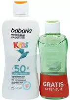Babaria Kids apsauginis kremas nuo saulės SPF50, atsparus vandeniui, 200 ml balzamas po deginimosi, 1 vnt.
