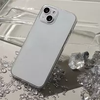 TelForceone Slim dėklas, skirtas 1 mm, skirtas iPhone 15 6,1 permatomas