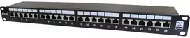 Komutacinė panelė 24 prievadų Excel 100-032 (19'', 1U, ekranuota, Cat6e, LSA)