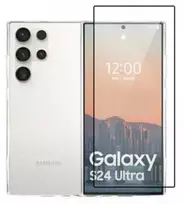 Vivid Skaidrus dėklas + stiklas „Samsung S24 Ultra“