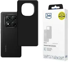 Dėklas 3MK Matt Case Pro skirtas Redmi Note 14 PRO 5G/POCO X7 5G juodos spalvos
