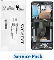 Dėklas „ServicePack“ LCD ekranas SAMSUNG S20 Plus G985F GH82-31442A
