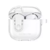 AmazingThing Minimal dėklas skirtas AirPods 4 – skaidrus