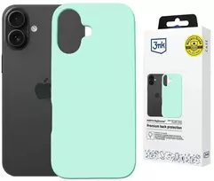 Dėklas 3MK Hardy MagSilicone skirtas Apple iPhone 16 mėlynos spalvos