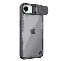Nillkin Iceblade Prop dėklas su Lens dėklas and Stand skirtas Apple iPhone 16e – juodos spalvos