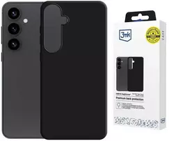 Dėklas 3MK Hardy MagSilicone skirtas Samsung Galaxy S25 juodos spalvos