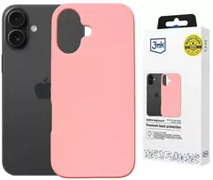 Dėklas 3MK Hardy MagSilicone do Apple iPhone 16 Plus rožinė