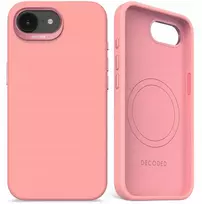 Dėklas „Decoded“ silikoninis galinis dangtelis su „MagSafe“, skirtas „iPhone 16e“ - Rožinė