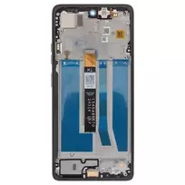 Dėklas Motorola G75 5G LCD Ekranas + Touch Unit + Front Cover Pilkas (Service Pack)