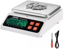 Virtuvinės svarstyklės Skaitmeninės skaičiavimo svarstyklės, 10 kg talpa, Tikslūs matavimai