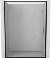 Dušo durys Mexen Exo, stumdomos, 135 cm, transparent/juodas