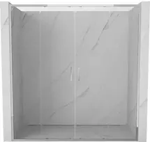 Dušo durys Mexen Exo, stumdomos, 180 cm, transparent/chrome