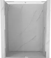 Dušo durys Mexen Exo, varstomos, 135 cm, transparent/chrome