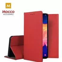 Mocco Smart Magnet Book atverčiamas dėklas skirtas Xiaomi Mi 10 / Mi 10 Pro, raudonas