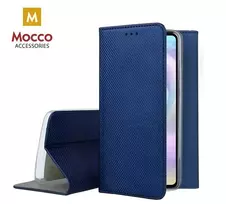 Mocco Smart Magnet Book atverčiamas dėklas skirtas Xiaomi Redmi Note 11S 5G / Poco M4 Pro 5G, mėlynas