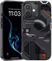 Benks Magnetic Mecha Series dėklas skirtas Apple iPhone 16 Plus juodos spalvos
