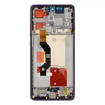 Dėklas Motorola Edge 60 Pro LCD ekranas + lietimui jautrus skydelis + priekinis dangtelis, spindinčios vynuogės spalvos (pakeitimo paketas)