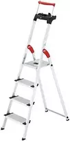 Hailo Buitinės kopėčios L85 ComfortLine / aliuminio / 4 pakopų 4007126023810