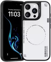 Oem Benks Dynamic Minimalist Case Apple iPhone 16 Pro dėklas telefonui baltos spalvos