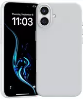 Oem Benks Magnetic Vita Pro silikoninis dėklas skirtas Apple iPhone 16 pilkos spalvos