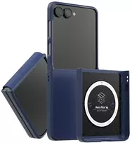 Dėklas Araree Aero Flex M MagSafe Qi2 do Samsung Galaxy Z Flip7 tamsiai mėlyna