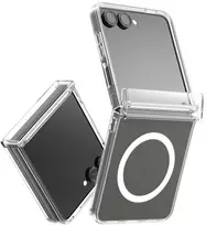Dėklas Araree Duple 360 M MagSafe Qi2 do Samsung Galaxy Z Flip7 permatomas