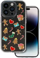 TEL PROTECT Christmas dėklas skirtas Samsung S23 FE Design 2 skaidrus