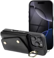 OEM dėklas, skirtas iPhone 12 / 12 PRO Wonder su juoda pinigine