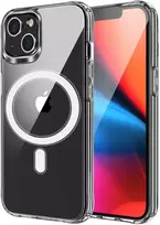 Oem Originalus „iPhone 17 AIR“ dėklas, skaidrus „Mag“ dangtelis (STR), suderinamas su „MagSafe“ permatomu dangteliu.