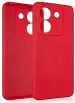 Dėklas Beline Silicone skirtas Poco M7 Pro raudonos spalvos
