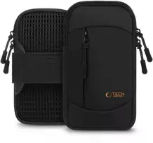 Dėklas Tech-Protect M6 Universal Sport Armband - Juodas and Oranžinis