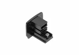 GTV Universalus galinis dangtelis trifazėms X-RAIL šynoms, 35x31 mm, juodas