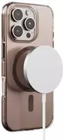 Crong Clear MAG Pro – dėklas iPhone 15 Pro MagSafe (juodas)