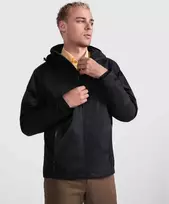 Roly Parka iš labai atsparaus plyšimui atsparaus audinio ALASKA Juoda