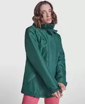 Roly Moteriška vandeniui atspari, prigludusi, paminkštinta parka striukė AMERICA WOMAN Butelis žalias